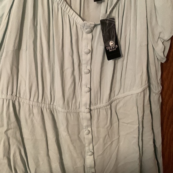Torrid button front babydoll - Picture 3 of 4